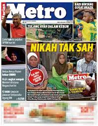 Antara laporan akhbar utama hari ini. Harian Metro On Twitter Dapatkan Harian Metro 2 Julai 2018