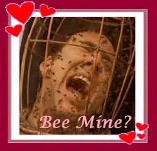 Is a memorable quote screamed by character edward malus, portrayed by nicolas cage, in the 2006 horror film the wicker man during an infamous bee torture scene. Bee Mine Not The Bees Know Your Meme