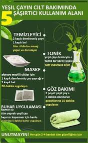 Yesil Cayin Faydalari Homemade Beauty Care Skin Care Homemade Skin Care