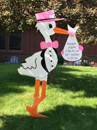 Blake And Heather Welcomed Their Pretty Girl Reagan Adele On July 15 2014 At 6 22pm For A Stork Sign Birth A Stork Baby Showers Welcome Baby Signs Baby Signs