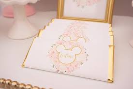 Here's how to join in the fun. Pink And Gold Minnie Mouse First Birthday Party Pretty My Party