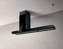 Elica Island Hood Haiku Island 180 Cm Black Glass Myareadesign It