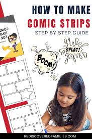 It consists of 2 staples punched through the middle of the pages, which binds them all together. How To Draw Comic Strips A Step By Step Guide