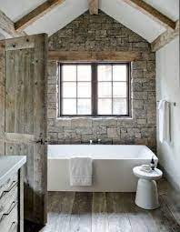 It uses a lot of wood and brick, and it has a cozy, homey feeling. 40 Awesome Modern Rustic Bathroom Ideas Rustic Bathroom Designs Rustic Bathrooms Rustic House