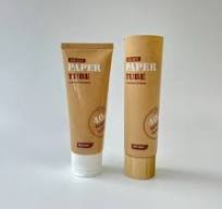 Eco-Friendly Kraft Paper Soft Tube Empty Facial Cleanser Gel Packaging  Container Squeeze Cosmetic Tube