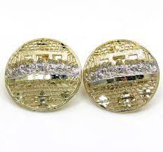 Free shipping free shipping free shipping. Buy 10k Yellow Gold Two Tone Twelve Disciples Last Supper Earrings Online At So Icy Jewelry