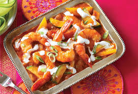 Friendly staff, absolutely delicious food. Shrimp Tikka Masala Safeway