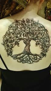 Instead Of Leaves I Want To Put Shamrocks In Color With My Girl S Names Also I Want To Put J K Etched In The Trunk Celtic Tree Tattoos Tattoos Life Tattoos