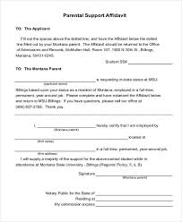 Affidavit Letter Of Support Example New Sample Affidavit Of Support Forms 10 Free Documents In Pdf Lettering Supportive Resignation Letters