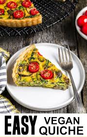 Easy Vegan Quiche Recipe Vegan Brunch Recipes Vegan Quiche Vegan Breakfast Easy