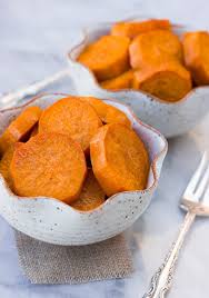 Roasted Sweet Potato Medallions Roasted Sweet Potatoes Food Sweet Potato