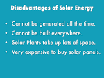 Renewable Energy: The Advantages and Disadvantages of