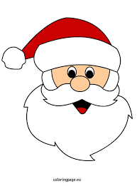 Santa Claus Face Coloring Page Santa Coloring Pages Christmas Coloring Pages How To Draw Santa