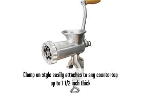 Gideon hand crank manual meat grinder heavy duty stainless steel blades. Weston 10 Manual Meat Grinder Sausage Stuffer Walmart Com Walmart Com