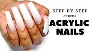 But getting these nails done properly can always be a bit so i decided to do a nail blog about acrylic nails and how one can do them at home. Step By Step Acrylic Nails At Home How To Do Professional Nails At Home Materials Youtube