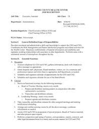 Our client is now recruiting for a for an office manager /executive assistant to vp duties & responsibilities: Job Description A Executive Assistant Henry County Health Center