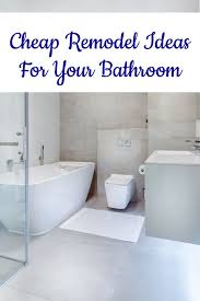 You can find an old dresser and transform it into a bathroom vanity. 8 Easy Bathroom Remodel Ideas For Under 30 Each Simple Bathroom Remodel Bathrooms Remodel Simple Bathroom
