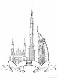 They could play games in the nursery like numbers match games and alphabet puzzles and dragon ball coloring pages. Dubai Coloring Pages Cities Educational Dubai 5 Printable 2020 319 Coloring4free Coloring4free Com