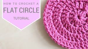 I think i'm just going to knit a lot more and leave them all over the house! Crochet How To Crochet A Flat Circle Bella Coco Youtube
