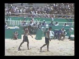 Similar to indoor volleyball, the objective of the game is to send the ball over the net and to ground it on the opponent's side of the court. Olympic Beach Volleyball 1996 Youtube