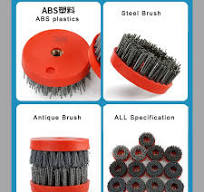 Edge Polishing Tools 5" Antiquing Brushes For Stone & Marble - Grit 36  Granite With Snail Lock Edge Polishing Equipment