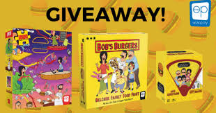 If you're going to make it about building burgers by answering trivia questions, i'd say make it more like the newer trivial pursuit games where . Bob S Burgers Game Bundle Giveaway Julie S Freebies
