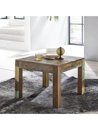 Couchtisch shabb couchtisch wohnzimmertisch animo im shabby chic look mit, table basse coffre de salon bois massif vintage shabby, couchtisch beistelltisch holztisch shabby chic 80 x 80 cm. Finebuy Couchtisch Kalkutta Massivholz Beistelltisch Shabby Chic Wohnzimmer Tisch Aus Bootsholz Sofatisch Klingel