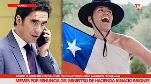 Explore 9gag for the most popular memes, breaking stories, awesome gifs, and viral videos on the internet! Los Memes Que Dejo La Renuncia Del Ministro De Hacienda Ignacio Briones Lo Comparan Con Di Mondo Youtube