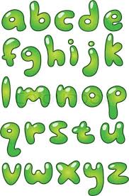 Match all 26 letters of the alphabet to get all of the color back in the . Green Lower Case Bubble Shaped Stock Vector Colourbox