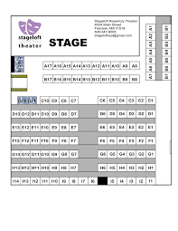 Seating Chart Stageloft Repertory Theater