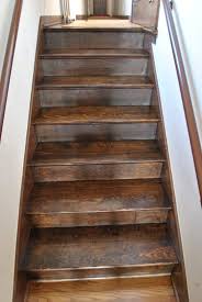 Pine Stairs Stain Dark All City Hardwood Floors Denver Co Hardwood Stairs Pine Wood Flooring Wood Stairs