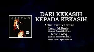 Terasakan langkahmu makin laju melangkah batas rindu dan aku pun memburu mentari yang jauh. Hattan Dari Kekasih Kepada Kekasih Rock Power Music