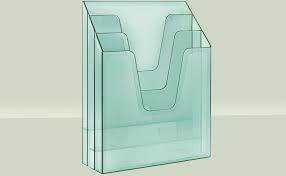 The vertical wall file organizers have lot of advantages when compared to the traditional file shelves. Solid Blue Color Acrimet Vertical File Folder Organizer Office Products Desk Accessories Workspace Organizers Urbytus Com