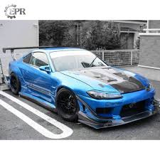 For Nissan S15 Silvia Frp Glass Fiber Wk Front Rear Bumper Side Skirt S15 Body Kits Trim Racing For Silvia S15 In 2020 Nissan S15 Nissan Silvia S15