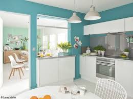 Cuisine Coloree Decouvrez Toutes Nos Inspirations Elle Decoration Cuisine Turquoise Decoration Cuisine Meuble Cuisine