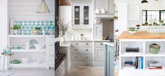 The black marble countertops pop against the traditional white cabinetry. 20 White Kitchen Ideas Decorating Ideas For White Kitchens Homes Gardens