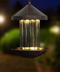 Bird Bath And Feeder With Solar Light Take A Look At This Bronze Stripe Solar Light Up Bird Feeder Today Solar Lights Large Bird Baths Solar Yard Lights