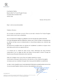 Lettre de recommandation d'un professeur pour son étudiant auprès d'une entreprise (stage. Lettre De Recommandation