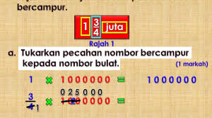 Darab pecahan tahun 6 tips darab pecahan 1. Determine Value For Proper Fractions And Mixed Numbers From A Given Quantity