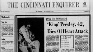 Elvis Presley died | Enquirer historic front pages from Aug. 17