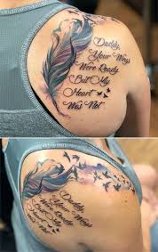 Darling you ll be okay tattoo. Arm Your Wings Were Ready But My Heart Was Not Tattoo Tattoo Design