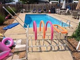 Thus, this guide has been prepared to ensure a systematic demonstration of proper cleaning and storage of your swimming pool floats. Awesome Pool Storage Ideas Life Creatively Organized Pool Toy Storage Pool Float Storage Pool Storage