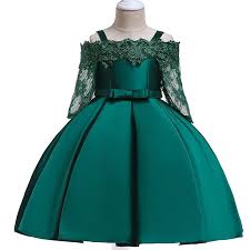 2019 Princess Costume Kids Dresses For Girls Clothing Flower Party Girls Dress Elegant Wedding Girls Evening Dresses African Dresses For Kids Girls Party Dress