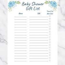 Printable Gift List Templates With Thank You Note Tracker Tons Of Thanks