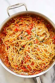 Stir in crushed tomatoes, tomato paste, tomato sauce, and water. Pasta Recipes One Pot Pasta Rasa Malaysia