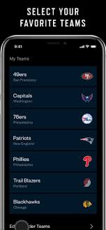 Nfl network and redzone aren't included, but they don't stream too many games anyways. Myteams By Nbc Sports On The App Store