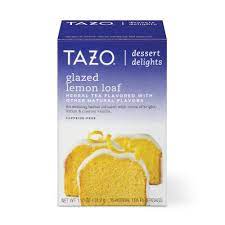 Tazo Glazed Lemon Loaf Dessert Delights Tea Bags Nutrition Ingredients Greenchoice