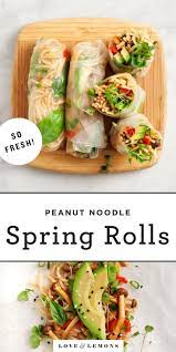 Fresh Spring Rolls Love And Lemons Recipe Fresh Spring Rolls Recipe Healthy Spring Rolls Vegan Spring Rolls
