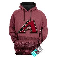 Mlb Arizona Diamondbacks 2 Logo Unisex 3d Printed Pull Over