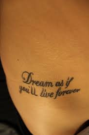 Beautiful calligraphy tattoed on the chest. Love Quotes My Tattoo Quotesgram